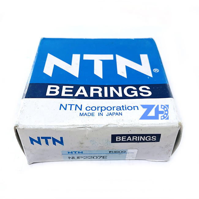 NUP2207E 35x72x23mm de cilindrische enige rechte rij van het rollager droeg verwijderbare binnen tweedelige ring