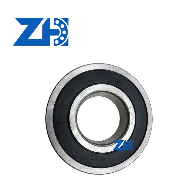 High Speed Deep Groove Ball Bearing 6316-2RS voor motoren met weinig geluid en trillingen