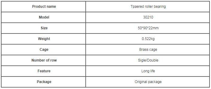 Spits Rollager 30210 voor Medische apparaten rangschikt 50 * 90 * 22 mm